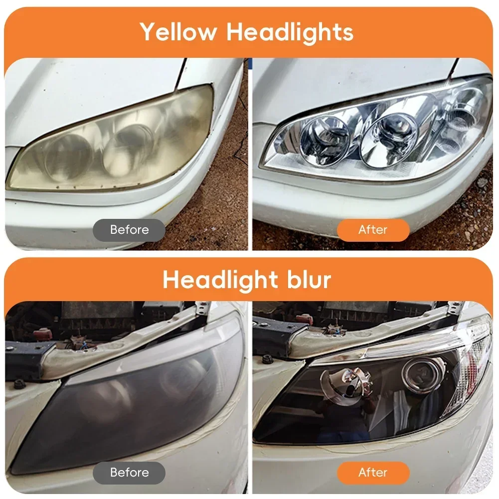 اكسسوارات السيارات العلوي إصلاح الملمع عدة سيارة العلوي استعادة عدة كشافات المضادة للخدش بالتفصيل صيانة التنظيف