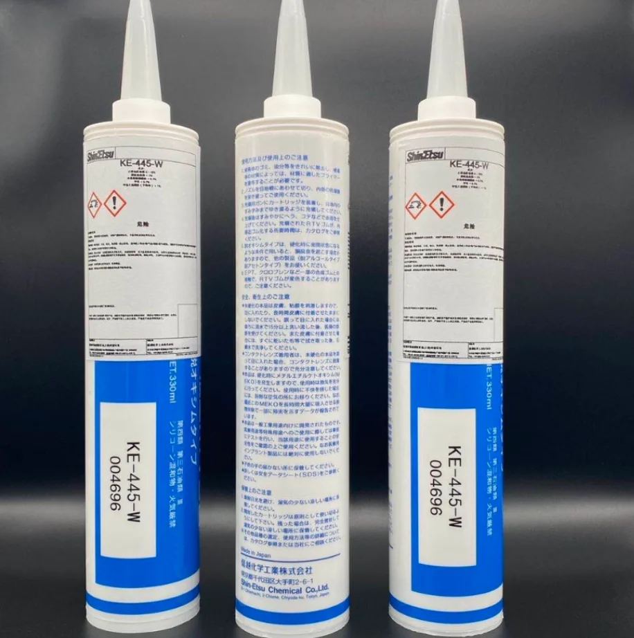 FOR ShinEtsu KE-445-T 330ml Translucent Sealant Sealing Quick Drying Silicone Curing