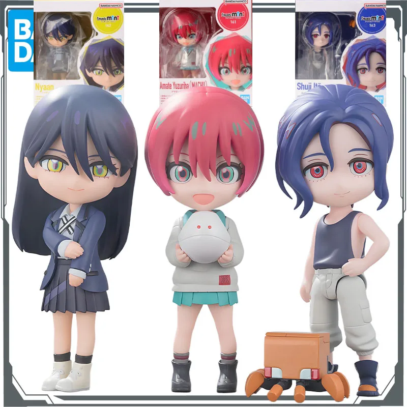 

Bandai Original Handheld Kit Figuarts Mini Amarume Yuzurina MACHU&Nyaan&Shuji Itō 90mm Anime Model Toys Model Gifts for Boys