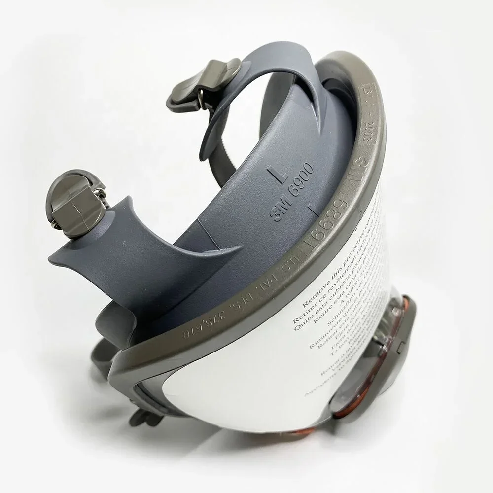 

2025/3 M 6900 Large Size Full Facepiece Fog Rubber Silicone Mascara Full Face Covering -fog Protection Shield