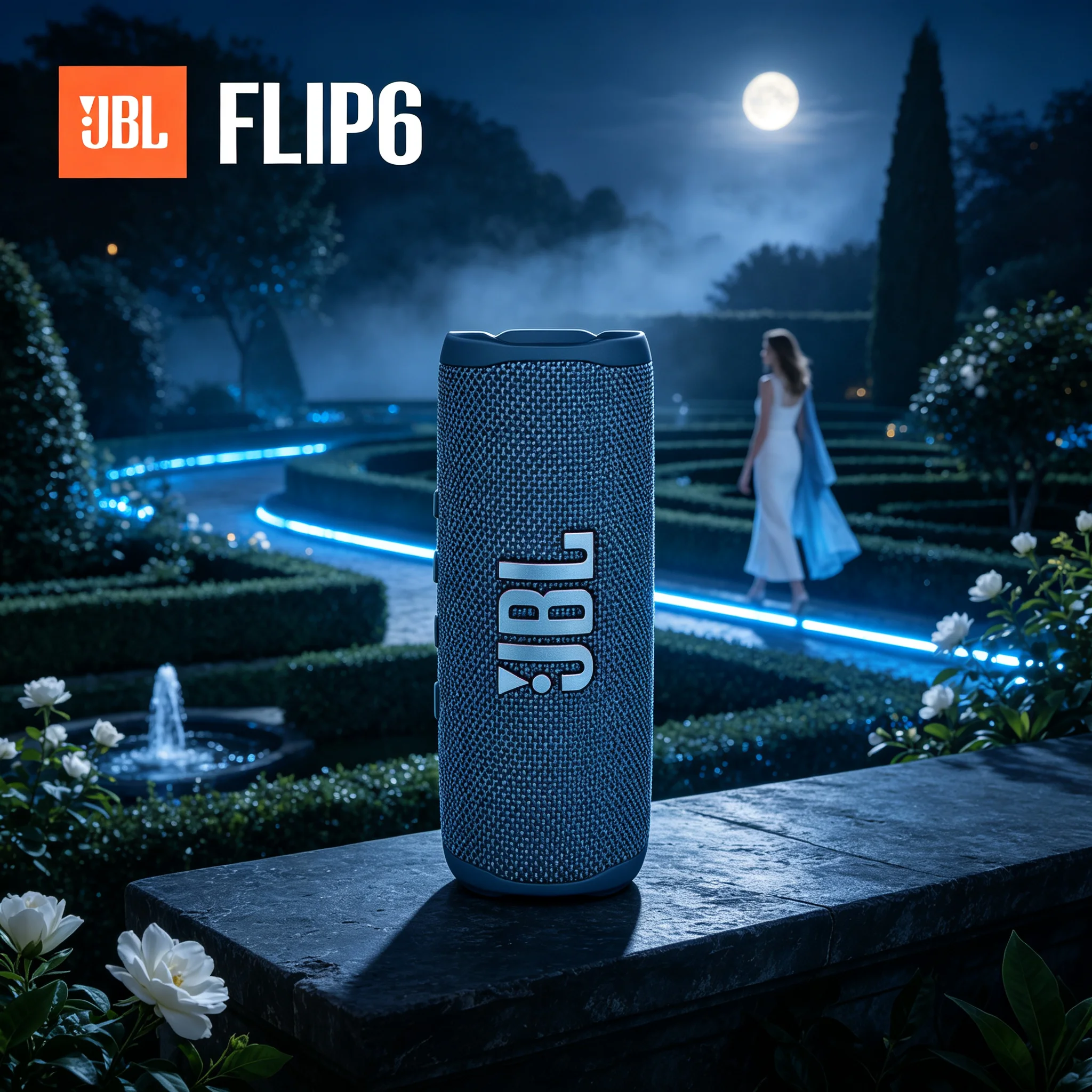 Jbl Speaker Flip 6 - JBL FLIP6 Outdoor Bluetooth Speaker, Continuous
