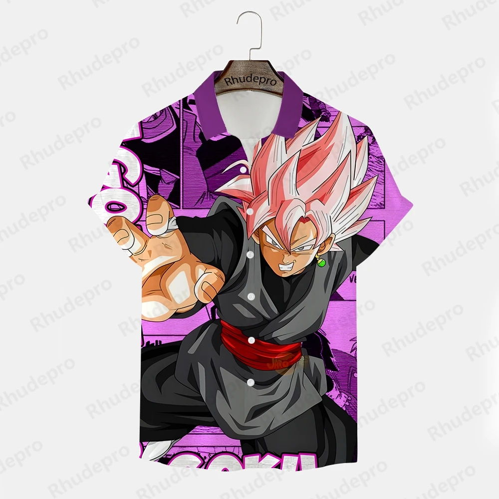 Goku japonês de anime masculino, camisas de manga curta para crianças, roupas Vegeta Trend, streetwear, novos tops, 2024