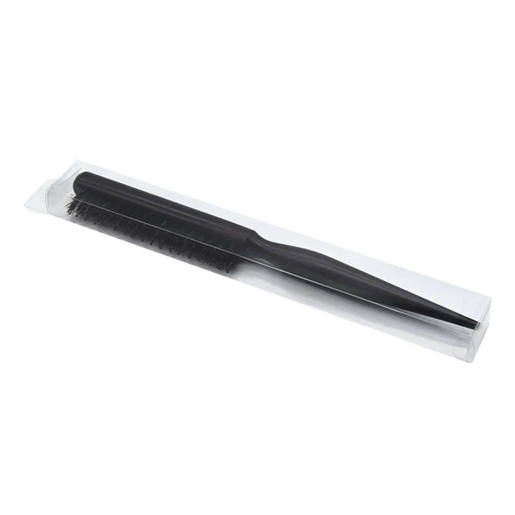 

Bristle Drying Teasing Detangle Hair Brush Bristles Hairbrush Salon Comb 3-row Wood