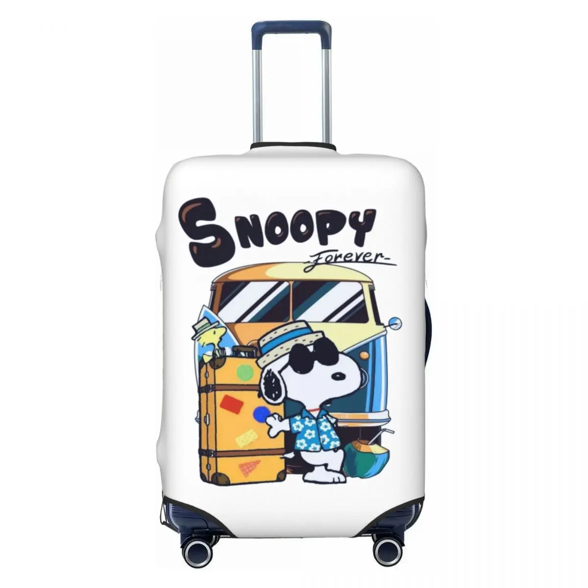 

Custom S-snoopys Forever Luggage Cover Protector Cute Travel Suitcase Protective Cover for 18-32 Inch