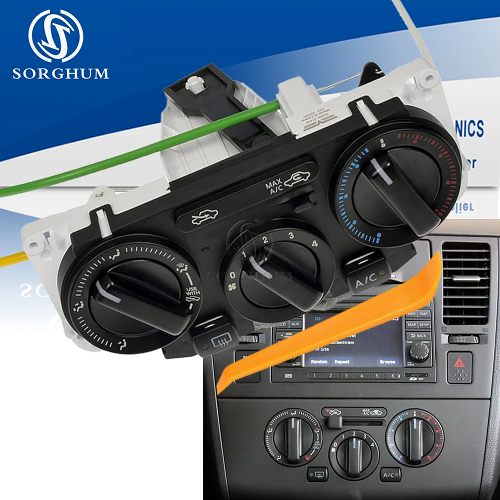 

599-216 Панель модуля климат-контроля обогревателя кондиционера для Nissan Versa 1.6L 1.8L 2007 2008 2009 2011 27510EL00A 27510EL02A 5027031991B