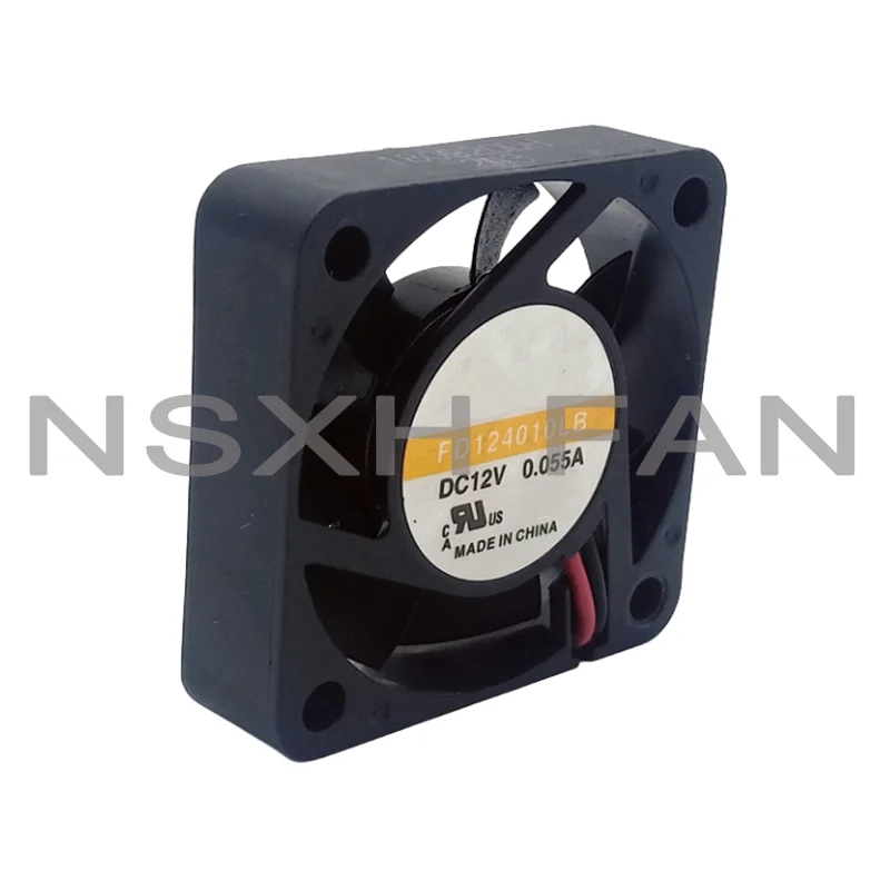 FD124010HB 12V 0.09A 40x40x10mm พัดลมทำความเย็นเซิร์ฟเวอร์2สาย