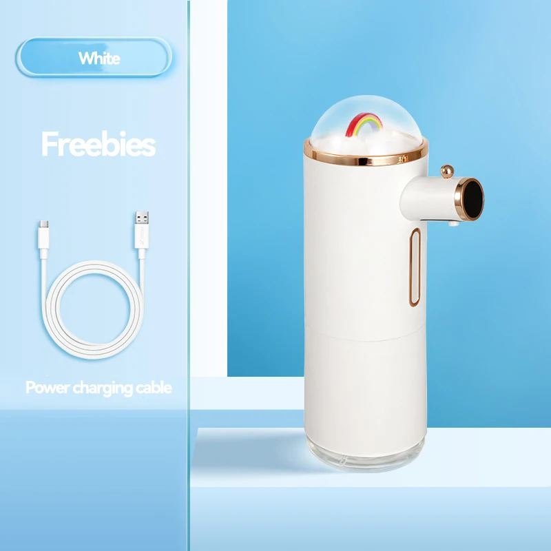 dispensador de jabón Dispensador automático de jabón líquido, dispositivo manos libres sin contacto, recargable por USB, para baño y cocina