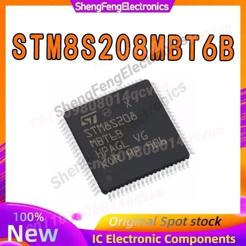 5PCS STM8S208MBT6B …