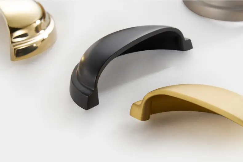Dooroom Messing Möbel Griffe Matt Gebürstet Nickel Gelb Bronze Tasse Griff Schrank Schrank Kommode Schuh Box Schublade Bin Zieht – Detail 8
