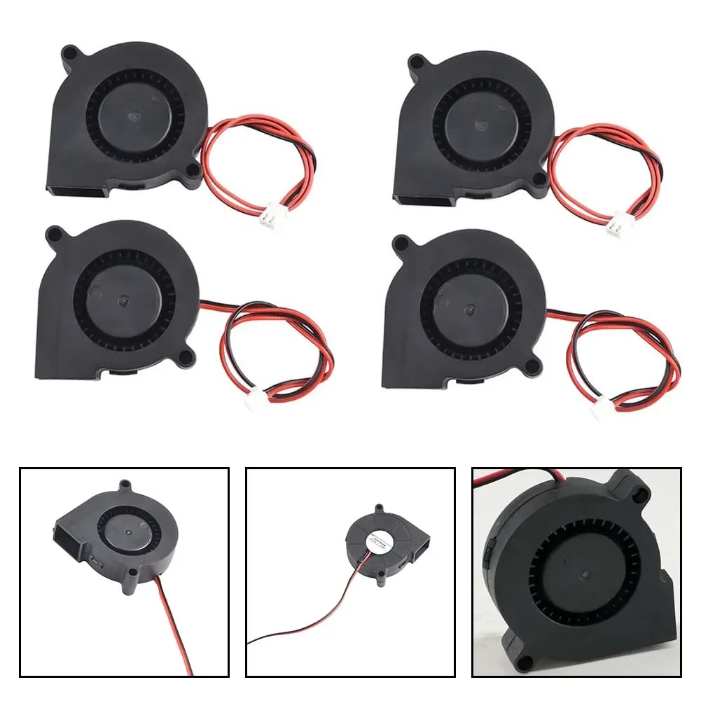 Maintain Optimal Temperature with 5015 Blower Fan DC24V Oil Bearing Centrifugal Cooling Turbo Brushless (4PCS)