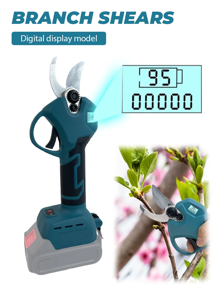 

Brushless Electric Pruning Shears Garden Tool Pruner Cordless Electric Garden Scissors Bonsai Fruit Tree For Makita 18V Battery