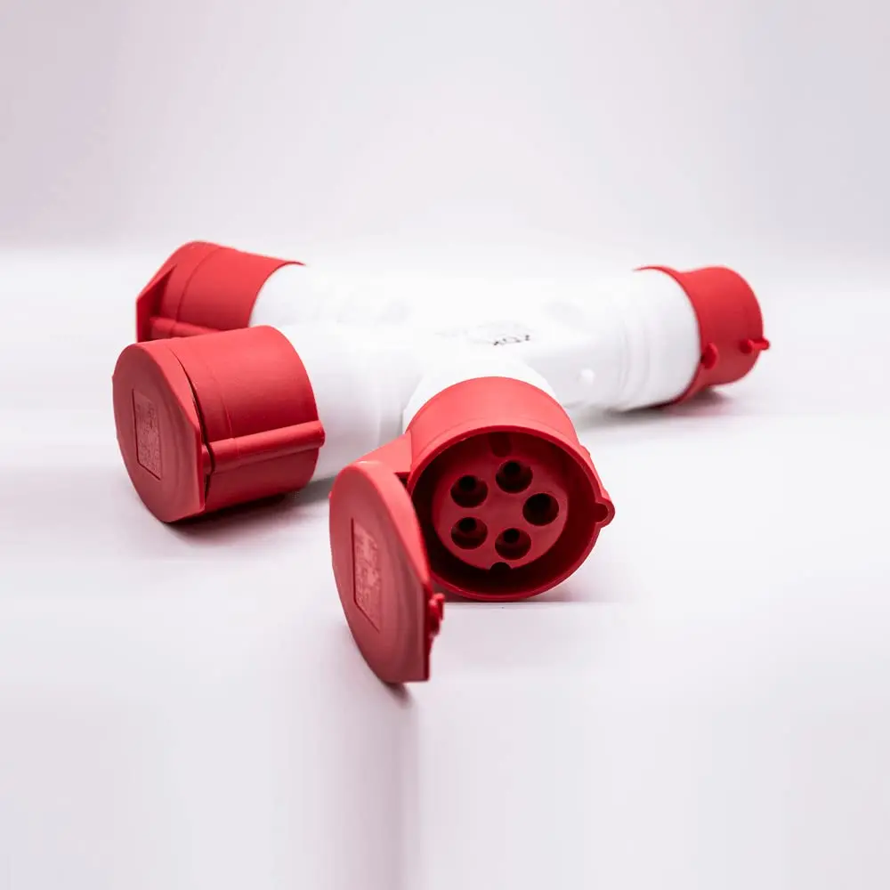IEC60309 Industrial CEE Connector Socket 5P 32A 380V-415V 3P+E+N 6h IP44