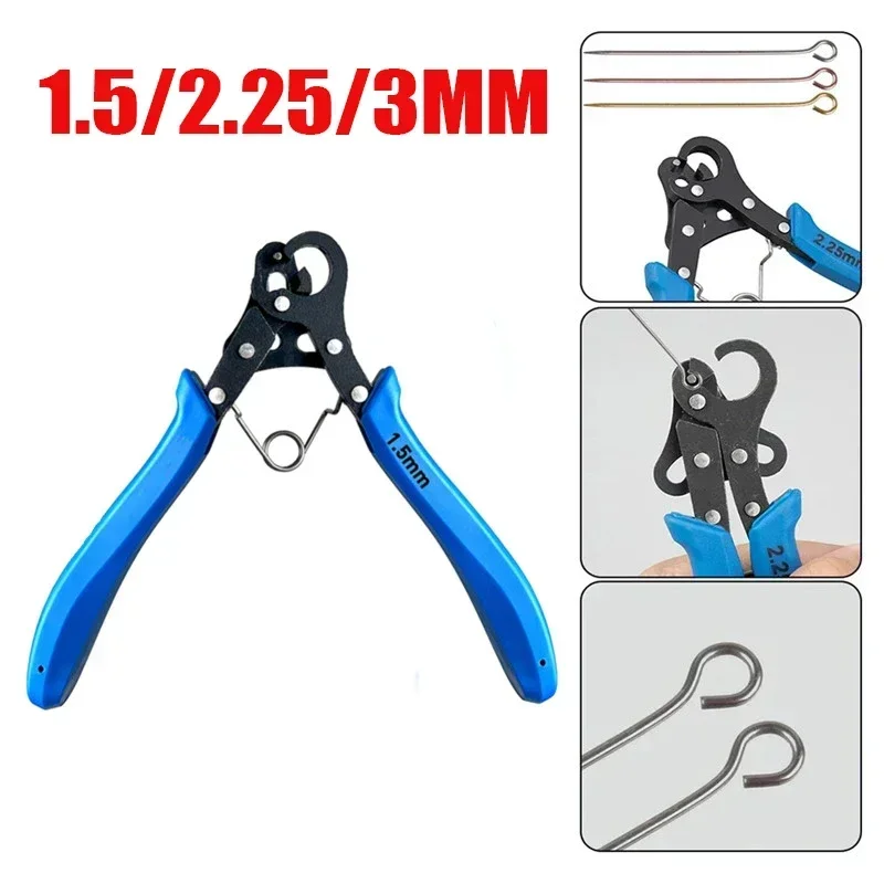 Rings Plier Sturdy Portable Round Nose Pliers with Nonslip Handle for Earrings Bracelets Necklaces Hobby DIY Wire Wrapping Tool