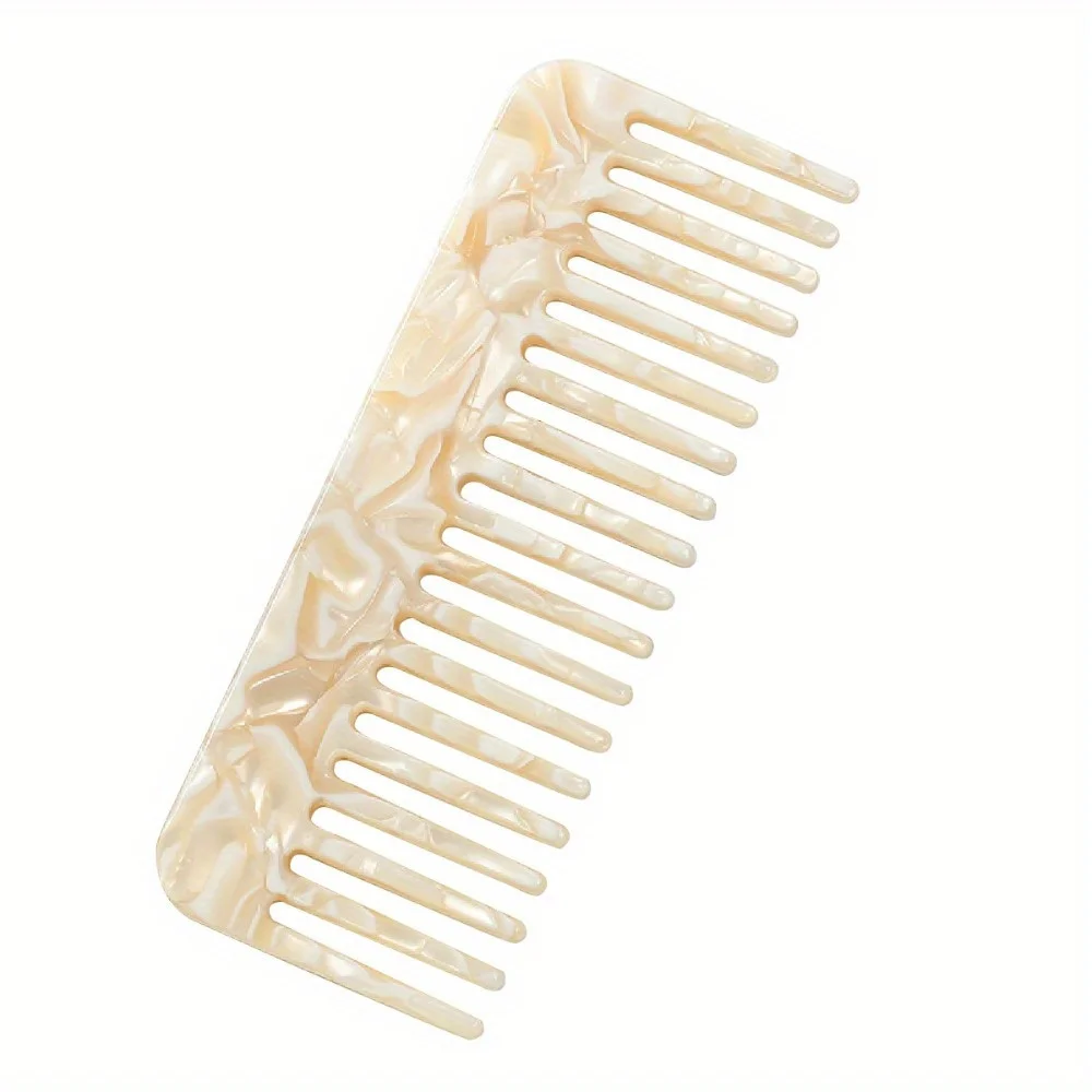 Women's Wide-Toothed Comb. No-handle design for curly/long hair, a perfect gift.