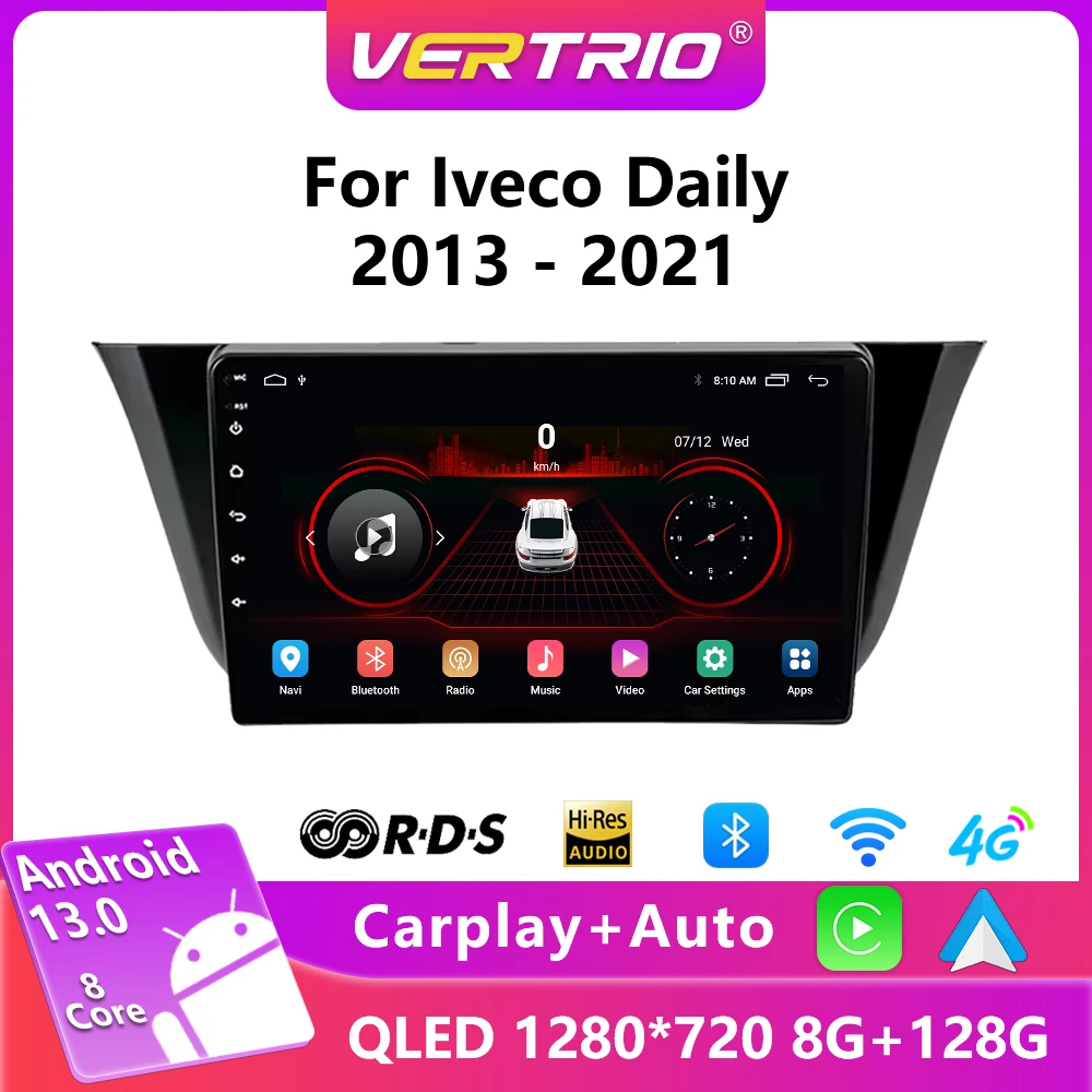 

Android 13 Car Radio For Iveco Daily 2013-2021 Multimedia Video Player Navigation 2 din Stereo Head Unit GPS 4G Wireless Carplay