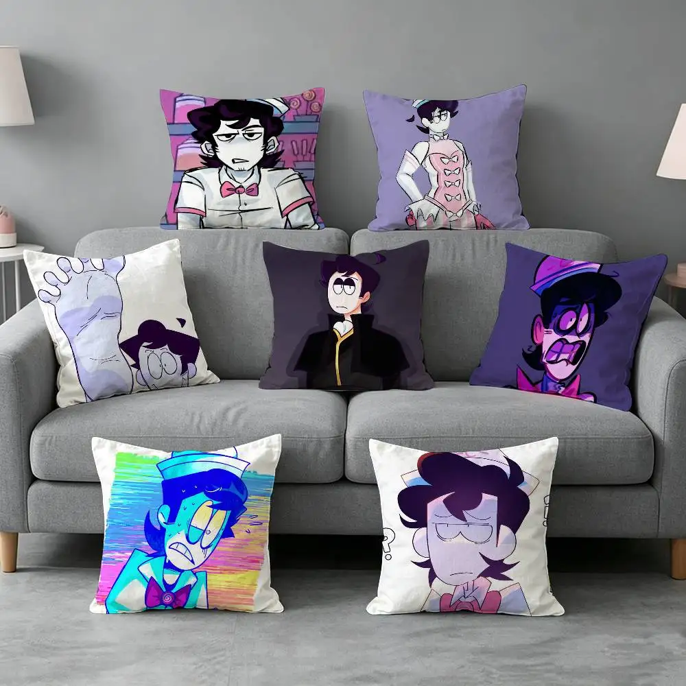 

Spooky-y Month Kevin Funny Meme Pillow cover Simple solid color design Surprise For Multiple Bedroom Styles.