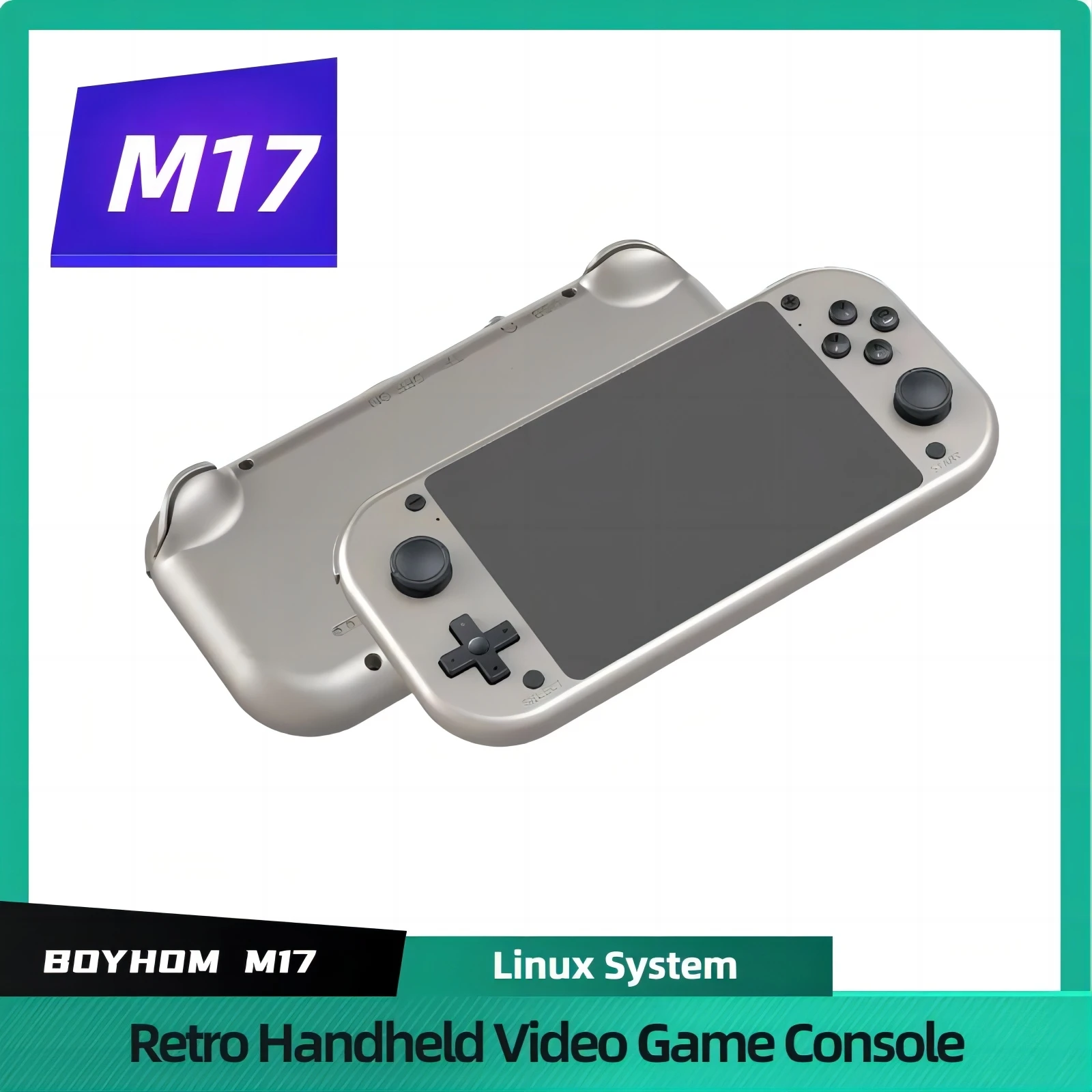 NEW M17 Handheld Game Console 64G 128G Open Source Linux System 4.3inch Screen Portable Pocket Video Player Retro Gaming Conso