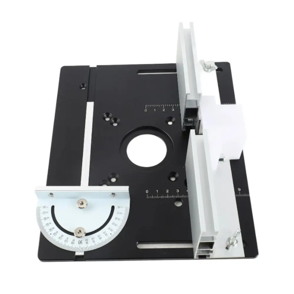 

Aluminum Alloy Router Table Insert Plate Miter Gauge Guide Flip Board Aluminum Alloy Insert Plate Aluminium Profile Fence