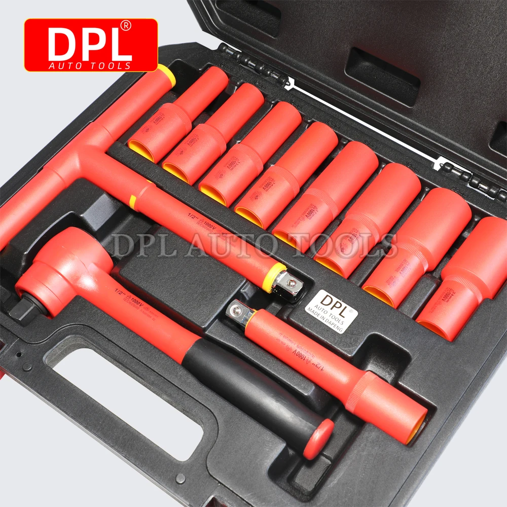 11-piece set, new energy insulated socket wrench 1000V