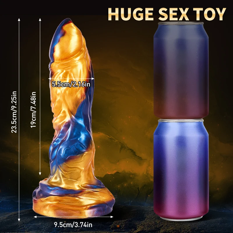 3IN1 Thrusting Dildo Vibrator Anal G-spot Vibrator Monster Dildo Remote Control 7 Modes Fantasy Dildo Adult Sex Toys for Women