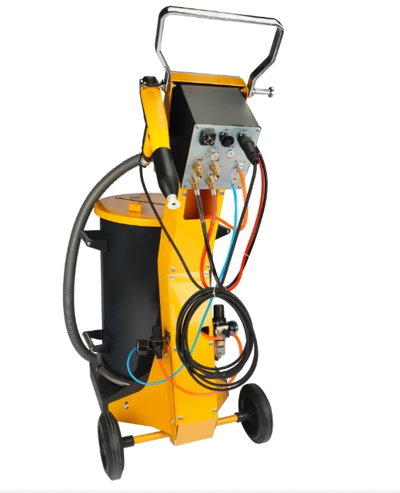 Onk Manual Spray Powder Coating Machine for Car Wheel Storage Rack and Iron Fence Versatile Metal Coating Machinery