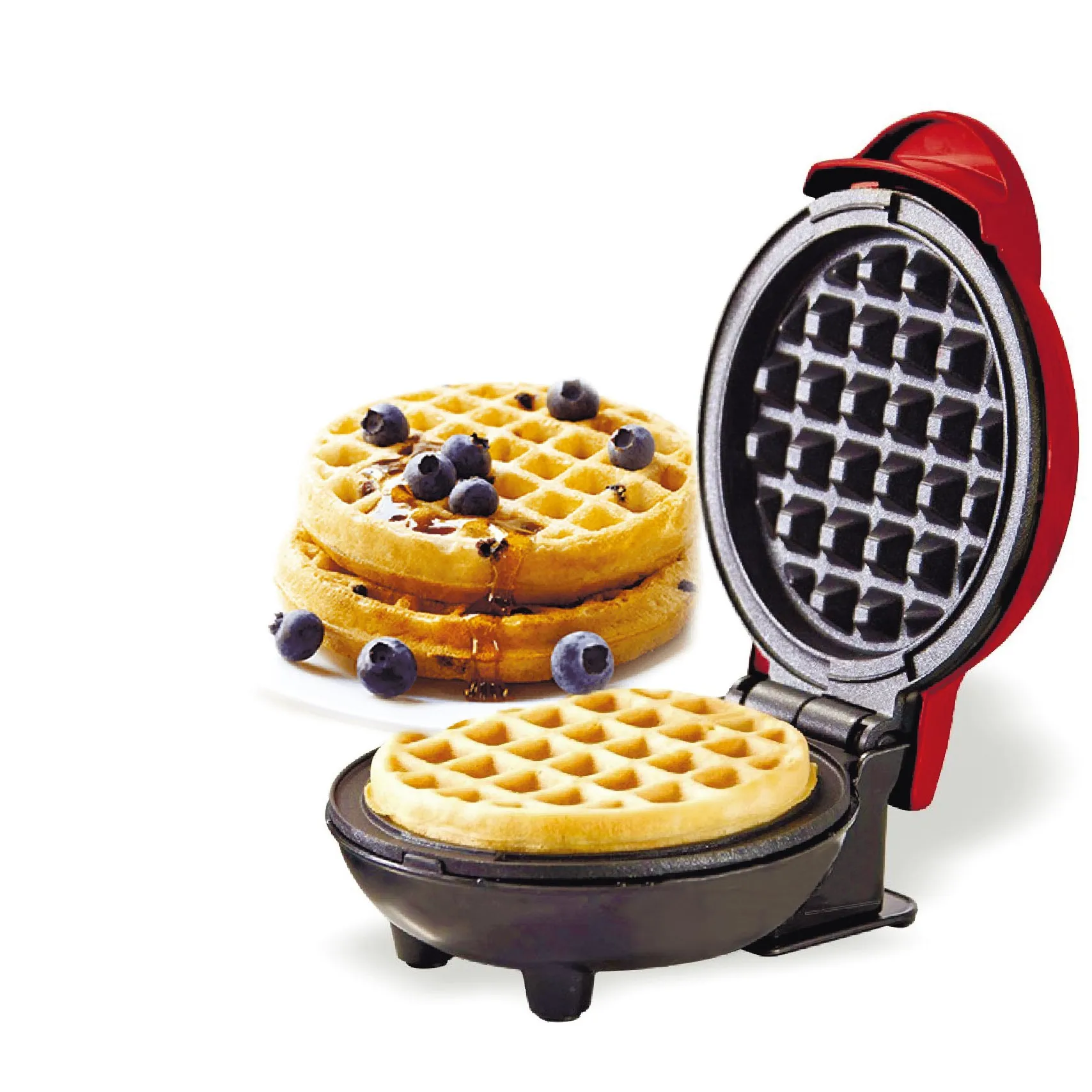 110V 220V Home Heart Waffle Maker Mini Breakfast Bread Baking Machine Non-stick Cake Machine