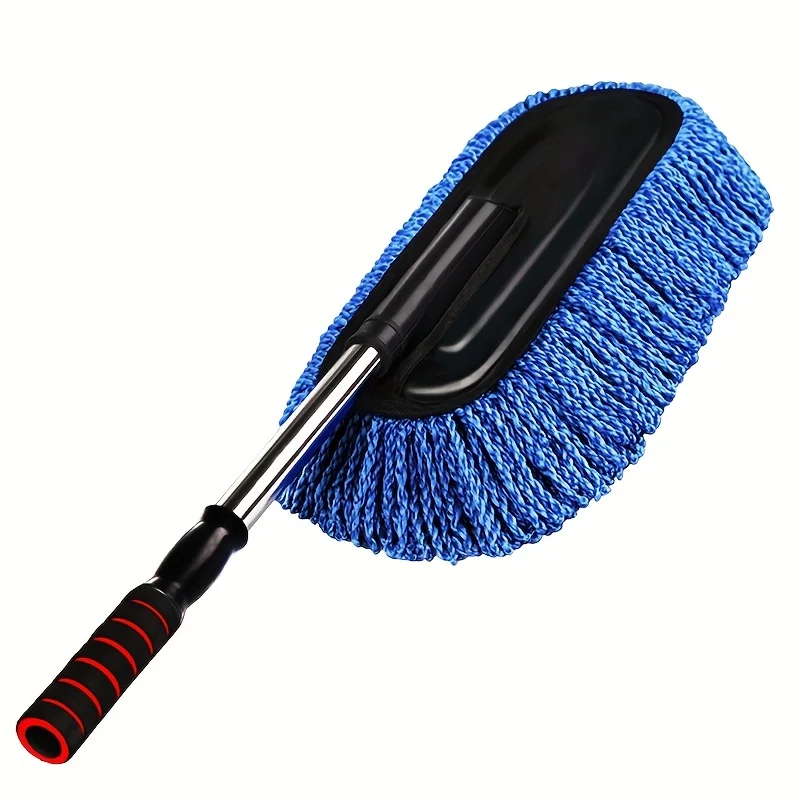 Flat Car Wash Mop Does Not Hurt The Car Special Car Wash Cleaning Brush Retractable Household  Car Dealership Cleaning Tool