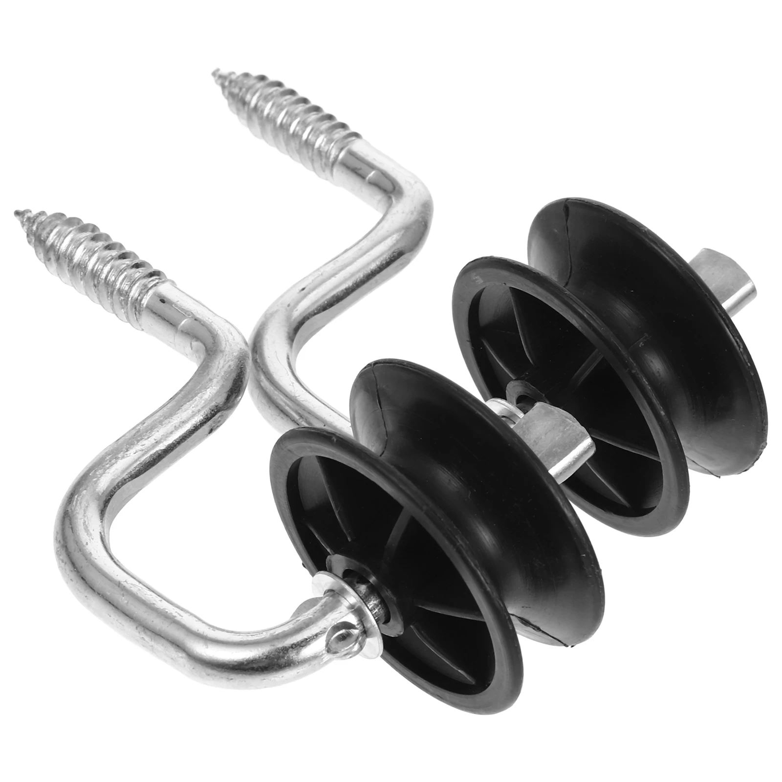 

2pcs Insulator Electric Fence Corner Insulators Electric Fence Socket Wood Post D8x40 Screws Gate Anchor Farm Tool Ring