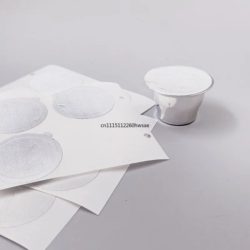 Reusable Stainless Steel Refillable Coffee Capsule with Disposable Coffee Powder Sealing Film Kit, Coffee Accessories