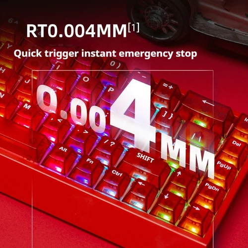 Imagen 2 del producto Mercury68 Esports teclado de eje magnético 8k 0 zona muerta enchufable Rgb 0,004 Socd Argb teclado para juegos Esports con cable Usb tipo C