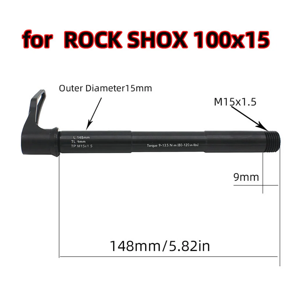

Рычаг открывания шампуров Шампуры Детали рычага велосипеда Выпуск SHOX 100 110 * 15 Компонентов Для езды на велосипеде Практичный