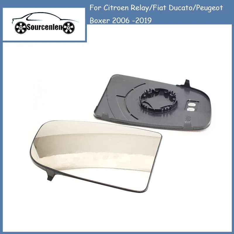 Heated Wide Angle Mirror Glass For Citroen Relay/Fiat Ducato/Peugeot Boxer 2006 -2019 71748244 71748245