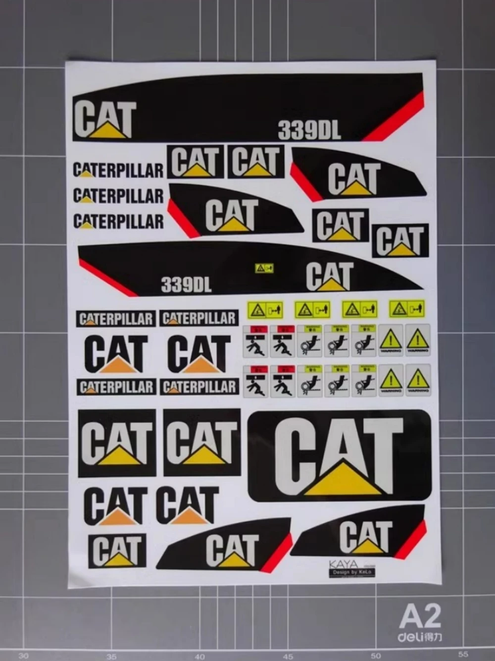 1/14 Hydraulic Excavator Sticker Decals fit Carter Lesu JDM Model 1 14 RC Excavator Remote Control toys