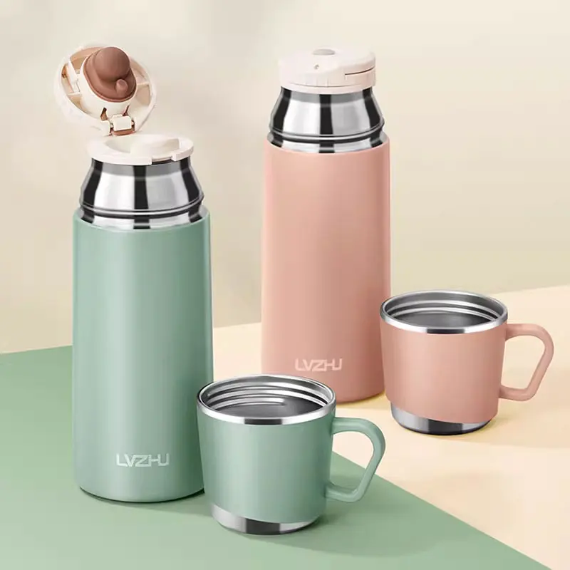 

350ML Mini Stainless Steel Vacuum Flask Thermos Cup Travel Mug Multi-purpose Fashion Coffee Mug Milk Tea Mug Ice Water Bottle