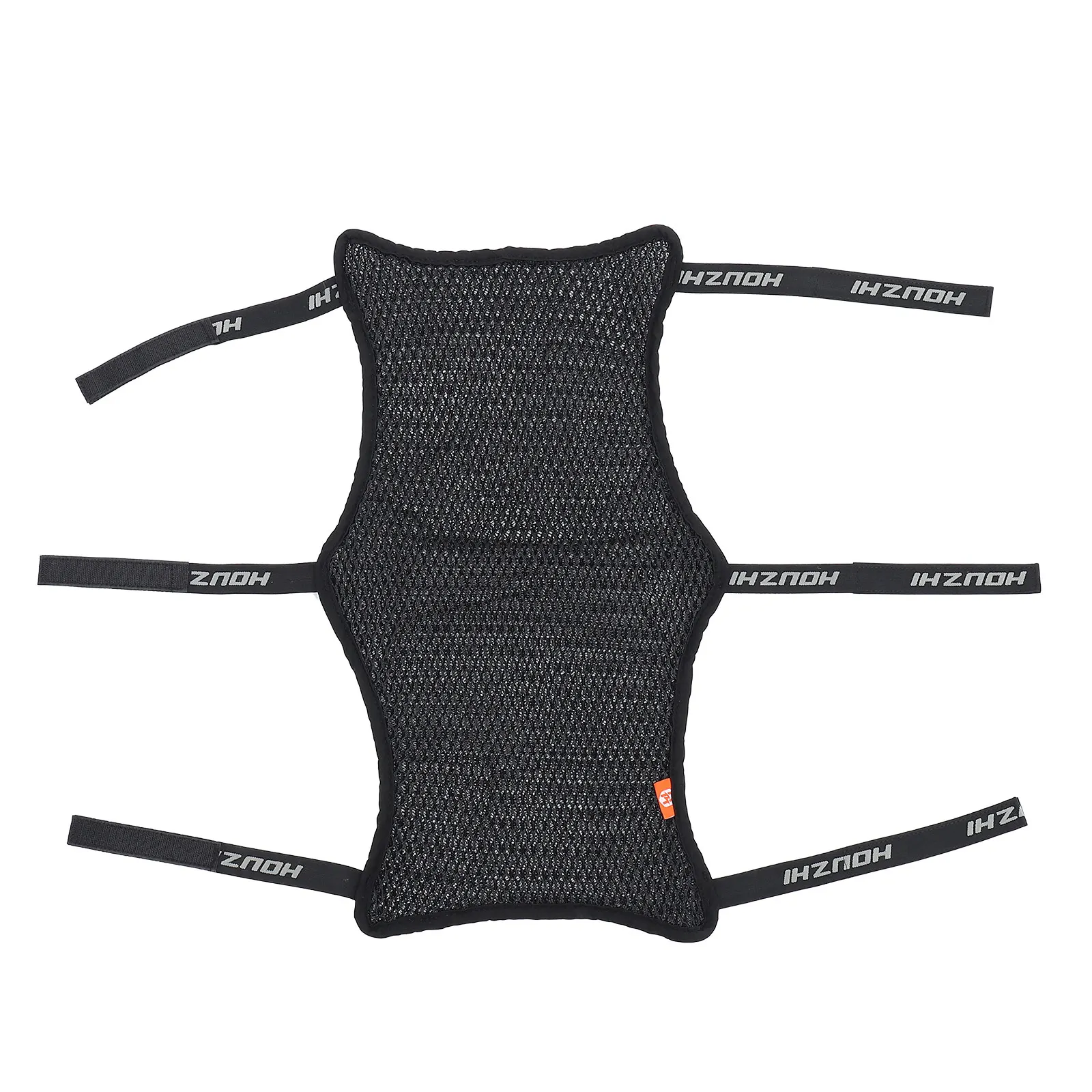 

Motorcycle Seat Cushion Cover Breathable Heat Insulation Black Polyester Soft Ergonomic Compatible Motorbikes Motorcycle Seats