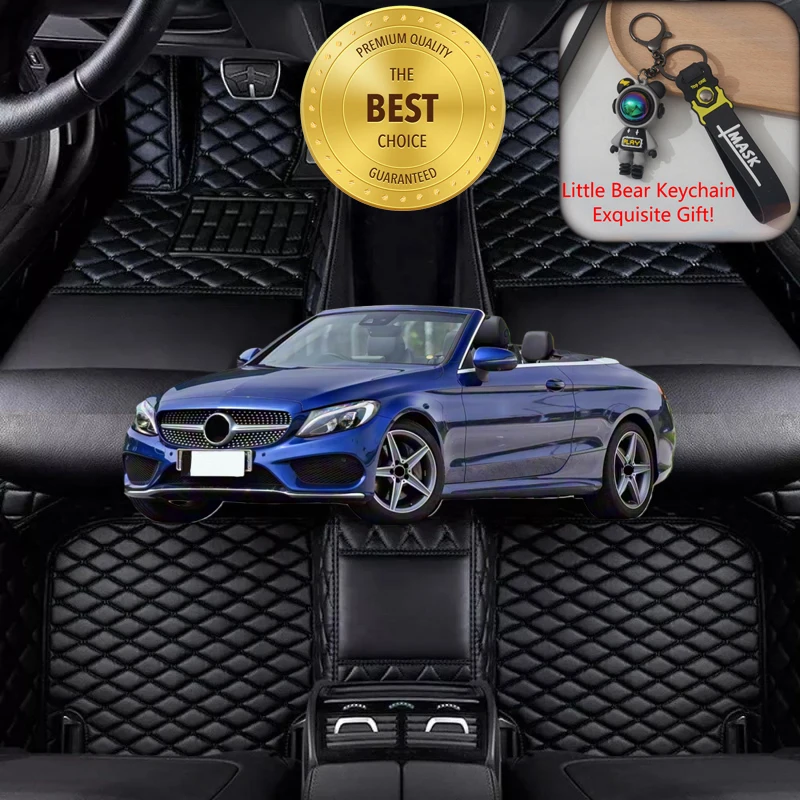 

Custom Fit for Mercedes-Benz C-Class Cabriolet 2011-2023 Car Floor Mats Car Accessories Auto Carpet Mats Left/Right-hand Drive