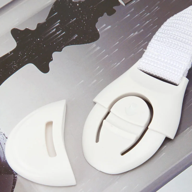 

Safety Locks, Adhesive Latches for Cabinets Cupboards Fridge, No Drill Easy Install, Child Proof Locking Strap to Keep Kids Safe