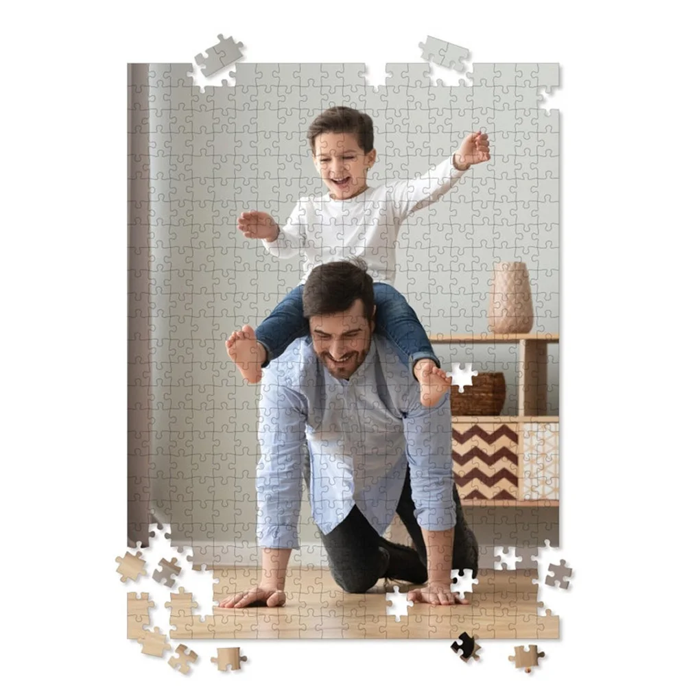 35/150/300/500/1000 Stück schöne Familie, individuelles Foto, individuelles Bild, personalisierte Dekompressionspuzzles, Puzzle-Mosaik