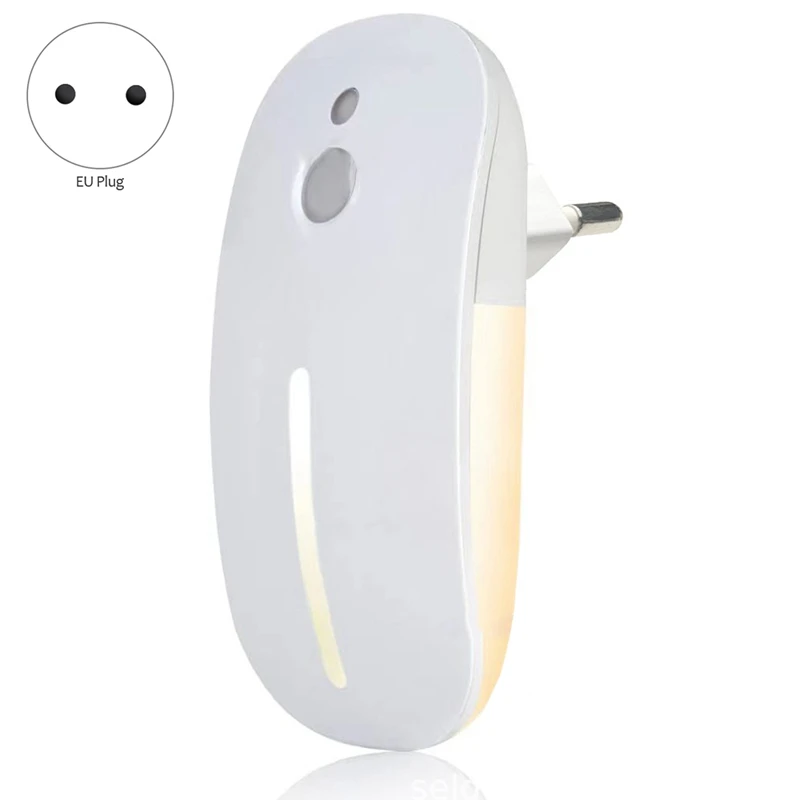 Lâmpada sem fio com sensor de movimento, EU Plug, corredor e Pathway Light, 220V