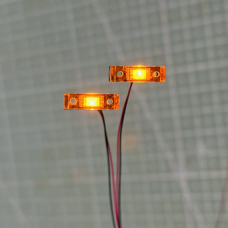 LED 3V Simulations-Positionsleuchte, Breitenanzeigeleuchte für 1/14 Tamiya RC Truck SCANIA 770S R620 VOLVO BENZ Arocs MAN TGX Car