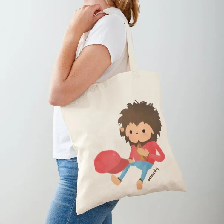 

Sneaky Sasquatch Funny Big Head For Game Lover Tote Bag shoping bag Eco bag tote woman