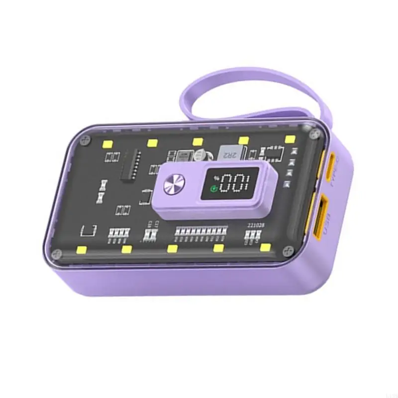 u13b 10000mah battery housing case مربع تخزين كبير السعة مع إمكانيات الشحن السريع توافق متعدد الجهاز