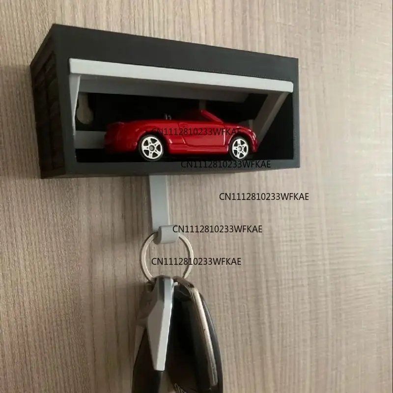 3D printing switch garage key hanger keychain wall-mounted car cross-border frame model