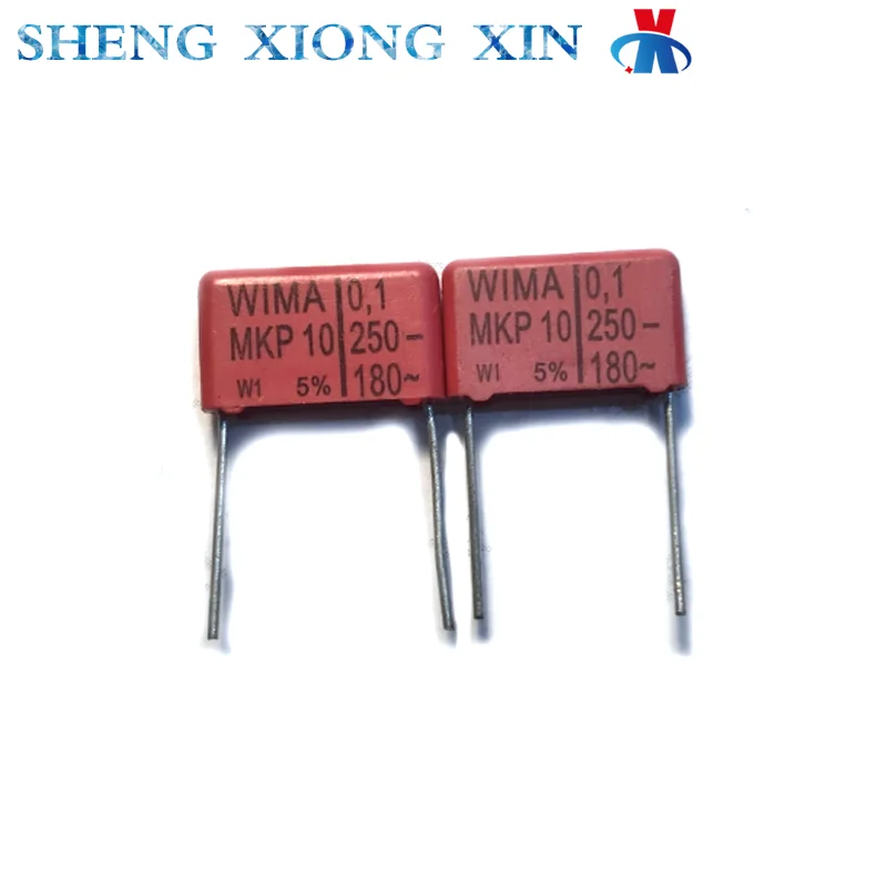 

10pcs WIMA 0.1UF 104 250V 180VAC MKP10 capacitor