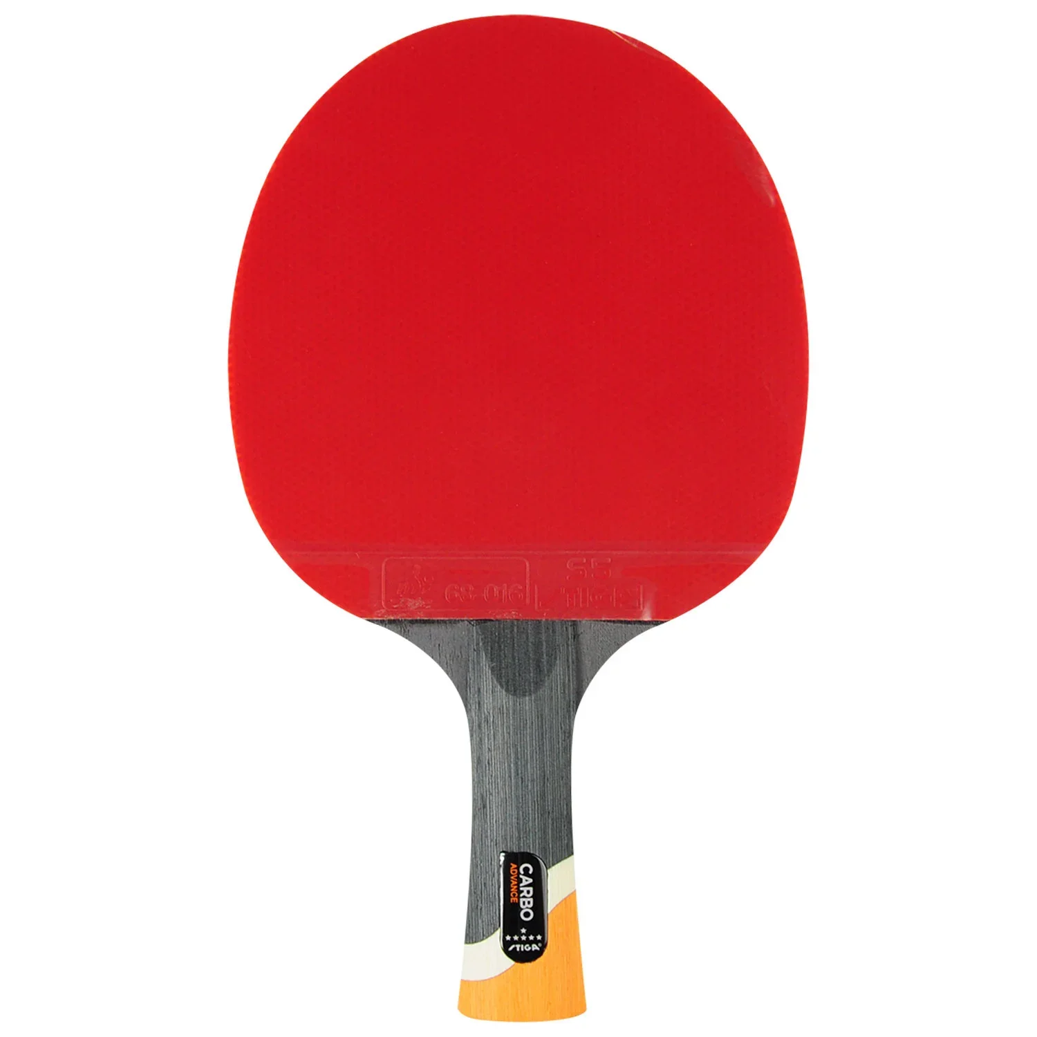 Raquete de tênis de mesa original Stiga com tampa, Ddouble Pimples-In Rubber, Raquete de Ping Pong, 6 estrelas