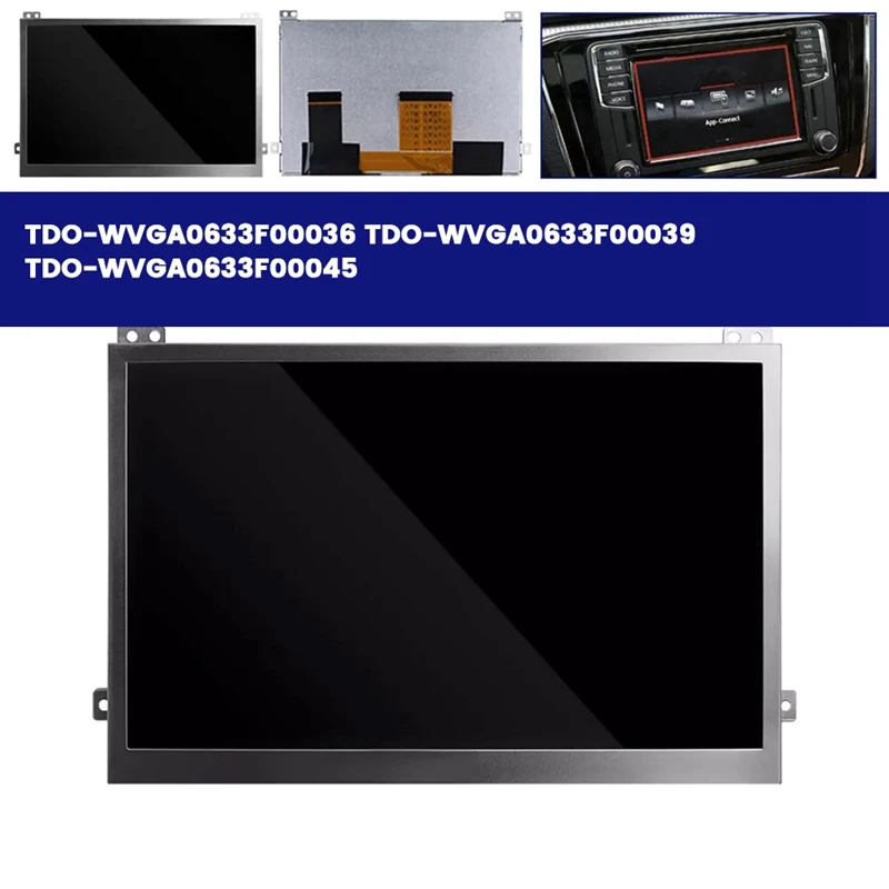 Car Navigation Radio 6.5In LCD Display Touchscreen Assy TDO-WVGA0633F00036/39 For Skoda VW MIB 200 682 TDOWVGA0633F00045