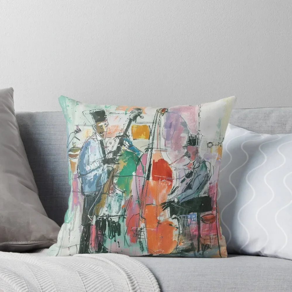 Jazz Vibes Throw Pillow christmas pillow case Christmas Pillows luxury home accessories Plaid Sofa pillow