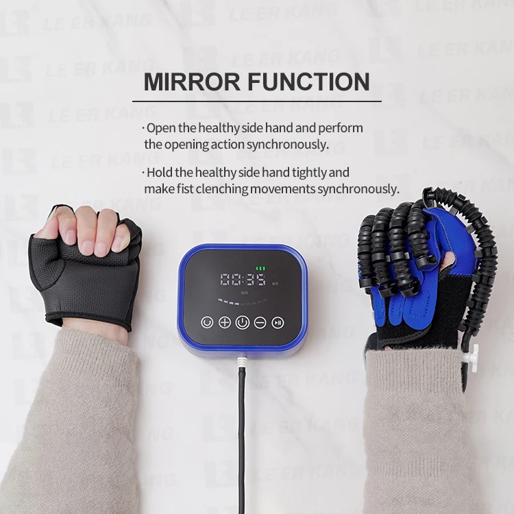 Intelligent Upgraded 7 Section Hand Rehabilitation Robotic Gloves Stroke Hemiplegia Hand Rehabilitation Device Finger Trainer