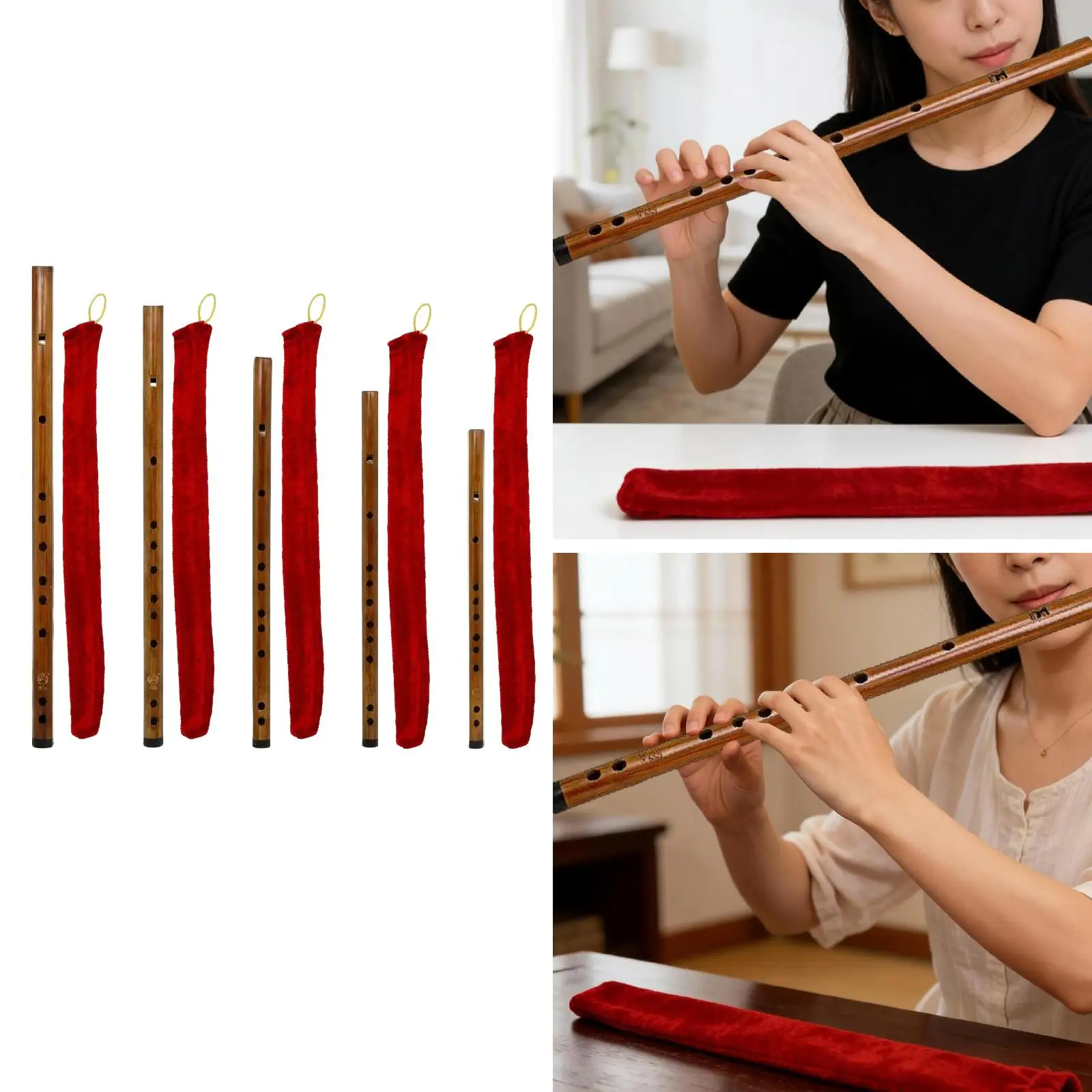 

Настоящая бамбуковая флейта: эргономичный деревянный духовой инструмент для начинающих, китайская флейта, вертикальная флейта для музыкальных развлечений