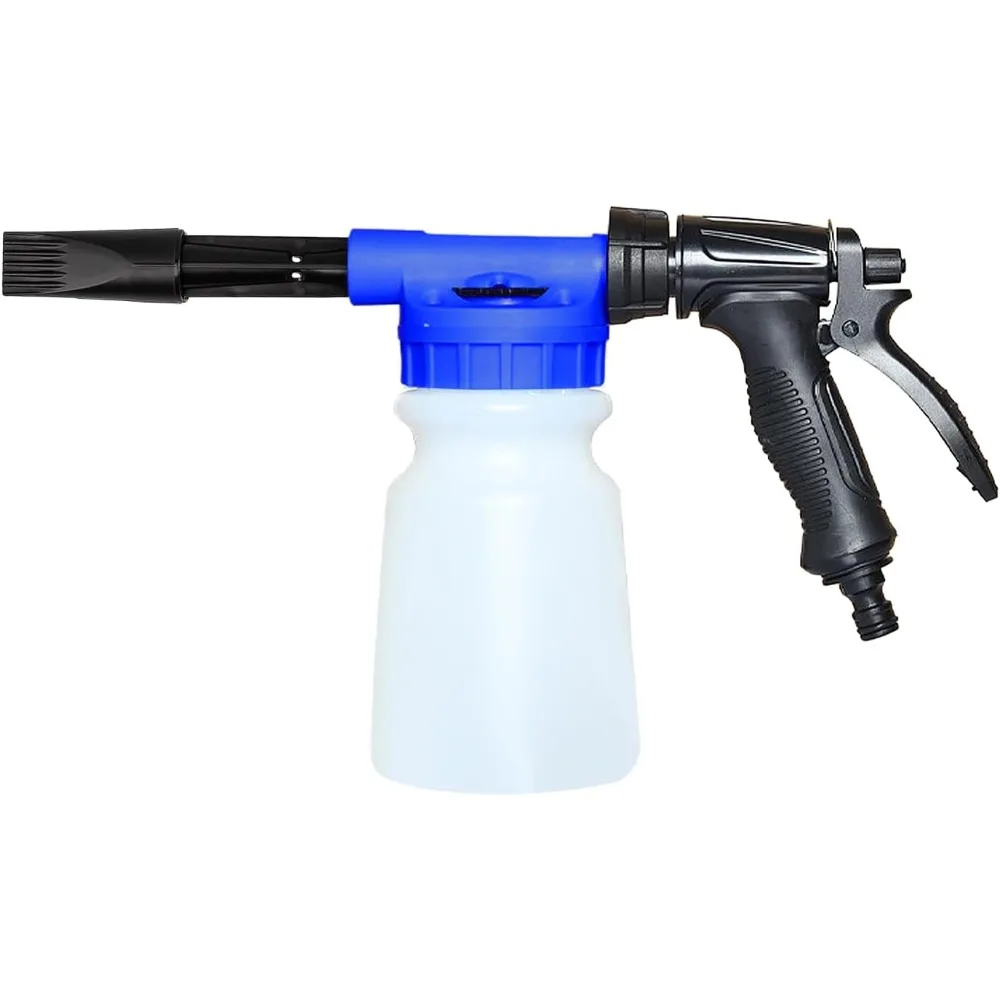 

Car Wash Foam Gun, Foam Cannon for Hose, Professional Car Foam Sprayer with 6 Levels Foam Concentration, Spray Gun Cleaner, Conn